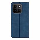For Honor X6c Retro-skin Magnetic Suction Leather Phone Case(Dark Blue) - 3