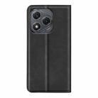 For Honor 400 Smart Retro-skin Magnetic Suction Leather Phone Case(Black) - 3