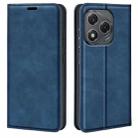 For Honor 400 Smart Retro-skin Magnetic Suction Leather Phone Case(Dark Blue) - 1