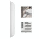 JUNSUNMAY For Ecovacs / iRobot / Mijia / Dreame Sweeping Robot Universal Silicone Threshold Bars Ramp Mat(White) - 1