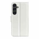 For Samsung Galaxy S25+ 5G Litchi Texture Horizontal Flip Leather Phone Case with Holder(White) - 3
