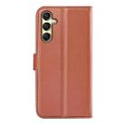 For Samsung Galaxy A16 5G Litchi Texture Horizontal Flip Leather Phone Case with Holder(Brown) - 3