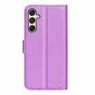For Samsung Galaxy A16 5G Litchi Texture Horizontal Flip Leather Phone Case with Holder(Purple) - 3