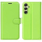 For Samsung Galaxy A16 5G Litchi Texture Horizontal Flip Leather Phone Case with Holder(Green) - 1