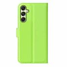 For Samsung Galaxy A16 5G Litchi Texture Horizontal Flip Leather Phone Case with Holder(Green) - 3