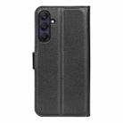 For Samsung Galaxy A26 5G Litchi Texture Horizontal Flip Leather Phone Case with Holder(Black) - 3