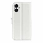 For Samsung Galaxy A06 5G Litchi Texture Horizontal Flip Leather Phone Case with Holder(White) - 3