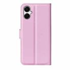 For Samsung Galaxy A06 5G Litchi Texture Horizontal Flip Leather Phone Case with Holder(Pink) - 3