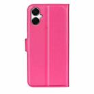 For Samsung Galaxy A06 5G Litchi Texture Horizontal Flip Leather Phone Case with Holder(Rose Red) - 3