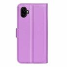 For Samsung Galaxy Xcover 7 Pro Litchi Texture Horizontal Flip Leather Phone Case with Holder(Purple) - 3