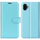 For Samsung Galaxy Xcover 7 Pro Litchi Texture Horizontal Flip Leather Phone Case with Holder(Blue) - 1