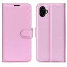 For Samsung Galaxy Xcover 7 Pro Litchi Texture Horizontal Flip Leather Phone Case with Holder(Pink) - 1