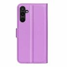For Samsung Galaxy M16 / F16 Litchi Texture Horizontal Flip Leather Phone Case with Holder(Purple) - 3