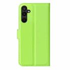 For Samsung Galaxy M16 / F16 Litchi Texture Horizontal Flip Leather Phone Case with Holder(Green) - 3