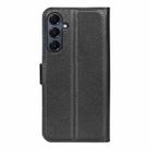 For Samsung Galaxy A17 5G Litchi Texture Horizontal Flip Leather Phone Case with Holder(Black) - 3