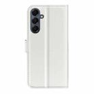 For Samsung Galaxy A17 5G Litchi Texture Horizontal Flip Leather Phone Case with Holder(White) - 3