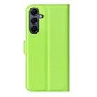 For Samsung Galaxy A17 5G Litchi Texture Horizontal Flip Leather Phone Case with Holder(Green) - 3