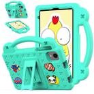 For Alldocube iPlay 50 Mini Pro 2023 8.4 Handle Kickstand Children EVA Shockproof Tablet Case(Mint Green) - 1