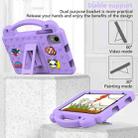 For Alldocube iPlay 50 Mini Pro 2023 8.4 Handle Kickstand Children EVA Shockproof Tablet Case(Light Purple) - 3