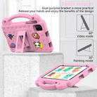 For NEC Lavie Tab T11 T1155 2024 Handle Kickstand Children EVA Shockproof Tablet Case(Pink) - 3