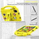 For NEC Lavie Tab T11 T1155 2024 Handle Kickstand Children EVA Shockproof Tablet Case(Yellow) - 3