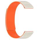 20mm Cloud Wood Grain Silicone Magnetic Watch Band(Starlight Orange) - 3