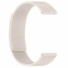 20mm Cloud Wood Grain Silicone Magnetic Watch Band(Starlight) - 3