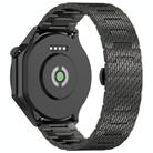 For OPPO Watch X2 Twill Texture Stainless Steel Metal Watch Band(Black) - 2