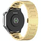 For OPPO Watch X2 Twill Texture Stainless Steel Metal Watch Band(Gold) - 2