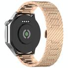 For OPPO Watch X2 Twill Texture Stainless Steel Metal Watch Band(Rose Gold) - 2