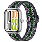 For Redmi Watch 5 / Watch 4 Nylon Braided Watch Band(National Green Purple) - 1
