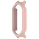 For Xiaomi Mi Band 8 / 8 NFC PC Ear Half Coverage Watch Protective Frame(Pink) - 3