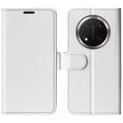 For Honor X9C R64 Texture Horizontal Flip Leather Phone Case(White) - 1