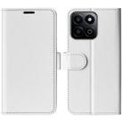 For Honor 200 Smart R64 Texture Horizontal Flip Leather Phone Case(White) - 1