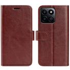 For Honor 200 Smart R64 Texture Horizontal Flip Leather Phone Case(Brown) - 1