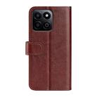 For Honor 200 Smart R64 Texture Horizontal Flip Leather Phone Case(Brown) - 3