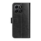 For Honor X6b R64 Texture Horizontal Flip Leather Phone Case(Black) - 3
