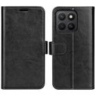For Honor X8c 4G R64 Texture Horizontal Flip Leather Phone Case(Black) - 1