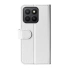 For Honor X8c 4G R64 Texture Horizontal Flip Leather Phone Case(White) - 3