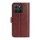 For Honor X8c 4G R64 Texture Horizontal Flip Leather Phone Case(Brown) - 3