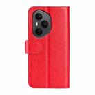 For Honor 400 Pro Global 160.8mm R64 Texture Horizontal Flip Leather Phone Case(Red) - 3