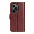 For Honor 400 Pro Global 160.8mm R64 Texture Horizontal Flip Leather Phone Case(Brown) - 3