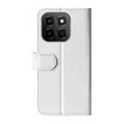 For Honor X6c R64 Texture Horizontal Flip Leather Phone Case(White) - 3