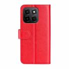 For Honor X6c R64 Texture Horizontal Flip Leather Phone Case(Red) - 3