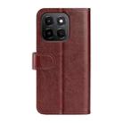 For Honor X6c R64 Texture Horizontal Flip Leather Phone Case(Brown) - 3