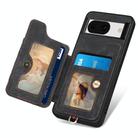 For Google Pixel 7a Retro Skin-feel Ring Multi-card Wallet Phone Case(Brown) - 3