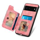 For Google Pixel 6 Retro Skin-feel Ring Multi-card Wallet Phone Case(Pink) - 3