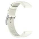 For Amazfit Active Press Button 20mm Leather Watch Band(White) - 3