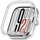 For Redmi Watch 5 Single Row Diamond Half Coverage PC Hollow Watch Protective Case(Transparent Color) - 1