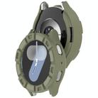For Samsung Galaxy Watch 7 40mm Armour Hollow TPU Watch Protective Case(Green) - 3
